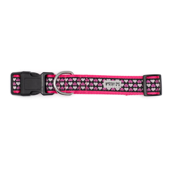 Hearts Walk Set – Collar & Leash