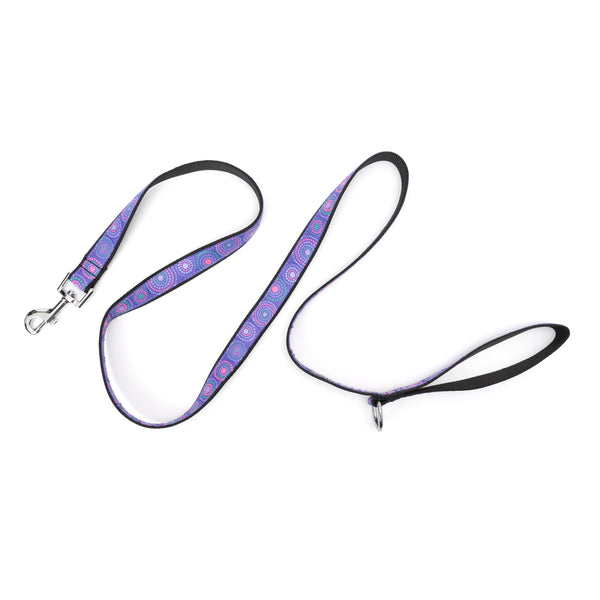 Sunburst Purple Walk Set – Collar & Leash