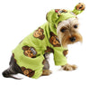 Silly Monkey Fleece Dog Pajamas – Soft Warm Hooded Bodysuit