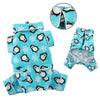 Penguin Snowflake Dog Pajamas – Soft Flannel PJ with Pockets