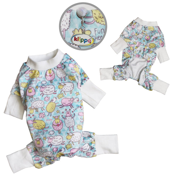 Minky Dog Pajamas – Ultra Soft Plush Stretch Bodysuit
