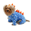 Dinosaur Fleece Dog Pajamas – Hooded Bodysuit with Spikes