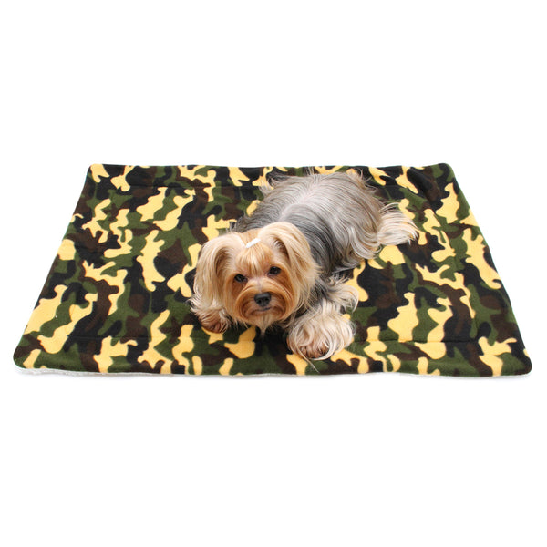 Camouflage Cozy Fleece Plush Pet Blanket