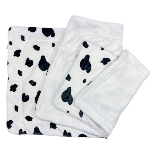 Ultra Plush Moo Cow Pet Blanket