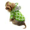 Clear View Dog Raincoat with Fleece Lining – Froggy Print