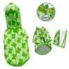 Clear View Dog Raincoat with Fleece Lining – Froggy Print