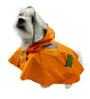 Clear View Dog Poncho Raincoat with Reflective Stripes
