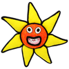 Tuffy Alien Ball Flower Red