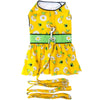 Dog Harness Dress & Leash Set – Ladybugs & Daisies