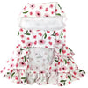 Dog Harness Dress & Leash Set – Spring Wildflower Floral