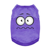 Nervous Face Dog Shirt - Ultra Violet