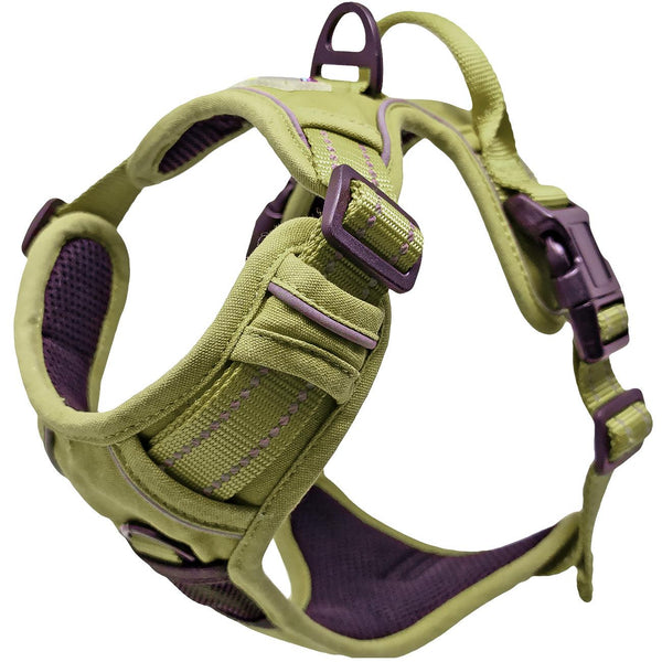 No-Pull Dog Harness – Dual Clip Control (Durable Canvas)