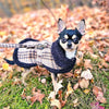 Sherpa-Lined Dog Harness Coat & Leash Set – Multiple Colors