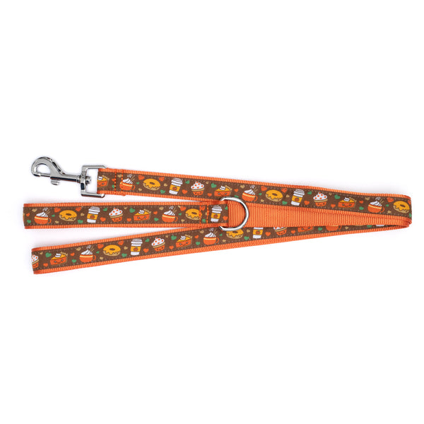 Pumpkin Spice Walk Set – Collar & Leash