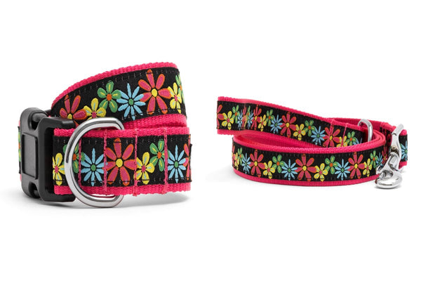 Blossoms Walk Set – Collar & Leash