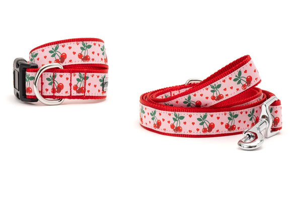 Cherries Jubilee Walk Set – Collar & Leash