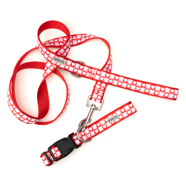 Colorblock Hearts Collar