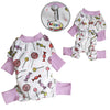 Minky Dog Pajamas – Ultra Soft Plush Stretch Bodysuit