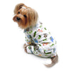 Zoo Animal Flannel Dog Pajamas – Soft Lightweight PJ with Pockets