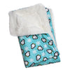 Penguins & Snowflakes Flannel Ultra-Plush Pet Blanket