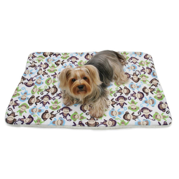 Minky Monkey Ultra-Soft Plush Pet Blanket