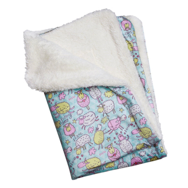 Funny Sheep Ultra-Soft Minky Plush Pet Blanket
