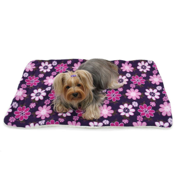 Midnight Garden Cozy Fleece Plush Pet Blanket