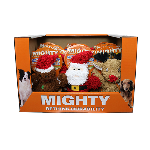 Mighty PDQ 5 Gingerbread Man Hat, 5 Santa, 5 Reindeer-15 Units