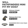 Dogtra PATHFINDER2 MINI GPS Dog Tracking & Training Collar | 4-Mile Range | Up to 21 Dogs