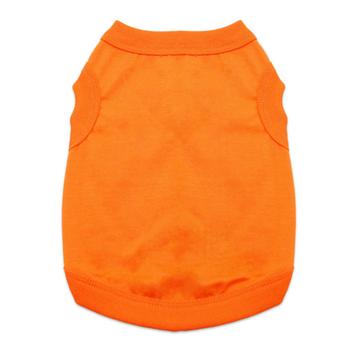 Cotton Dog Tank - Sunset Orange