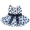 Dog Harness Dress & Leash Set – Blackberries Print