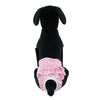 Ruffled Pink Gingham Dog Panties