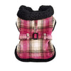 Sherpa-Lined Dog Harness Coat & Leash Set – Multiple Colors
