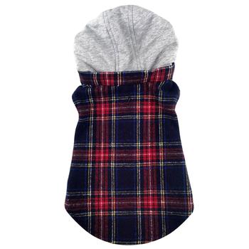 Weekender Hoodie - Red & Black Plaid Flannel
